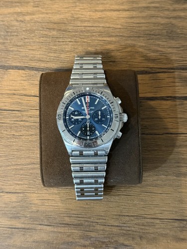 Breitling chronomat blue dial - breitling,
