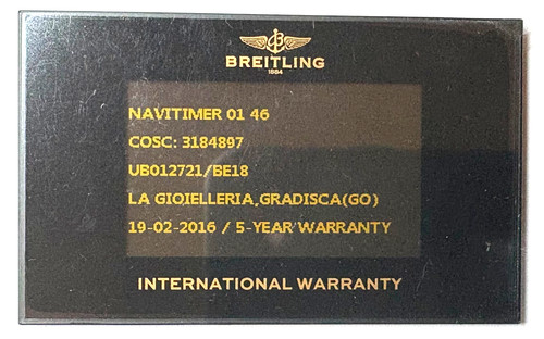 Breitling genuine year - breitling,