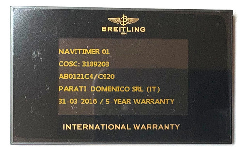 Breitling authentic year - authentic, 5-year