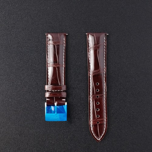 Breitling 22mm brown leather - brown,